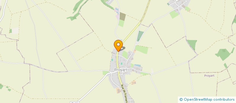 localisation de l'entreprise MONSIEUR MOISE DELFOSSE  PROYART