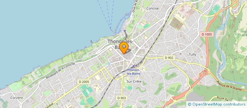 localisation de l'entreprise MONSIEUR MOISE DEMETER à THONON-LES-BAINS