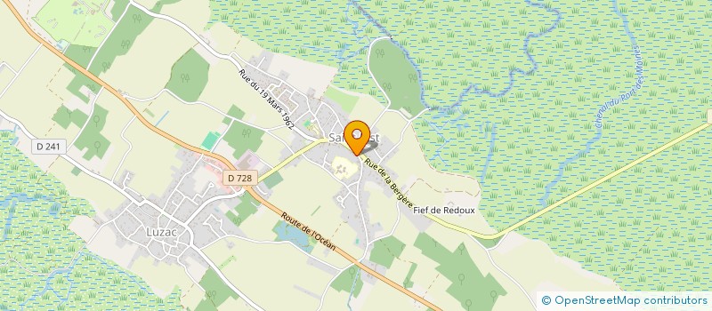 localisation de l'entreprise MONSIEUR MOISE DJITIN  SAINT-JUST-LUZAC