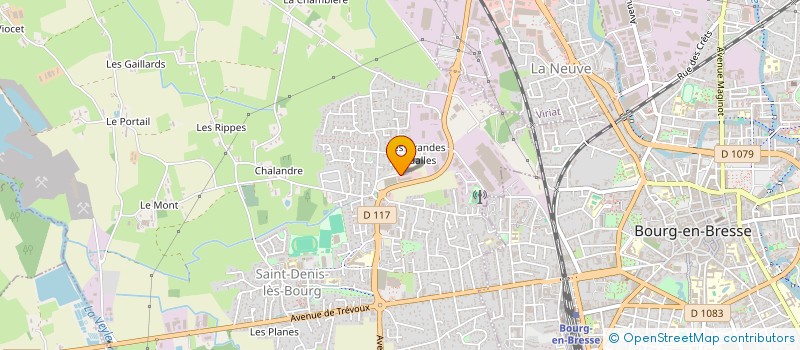 localisation de l'entreprise MONSIEUR MOISE DJOUMESSI TEMAH  SAINT-DENIS-LES-BOURG