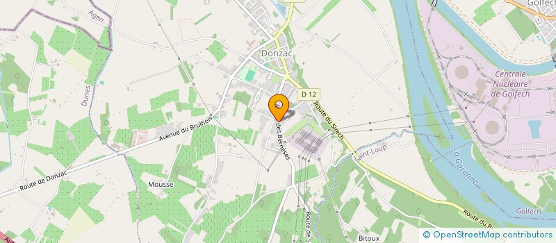 localisation de l'entreprise MONSIEUR MOISE DUCASSE  SISTELS