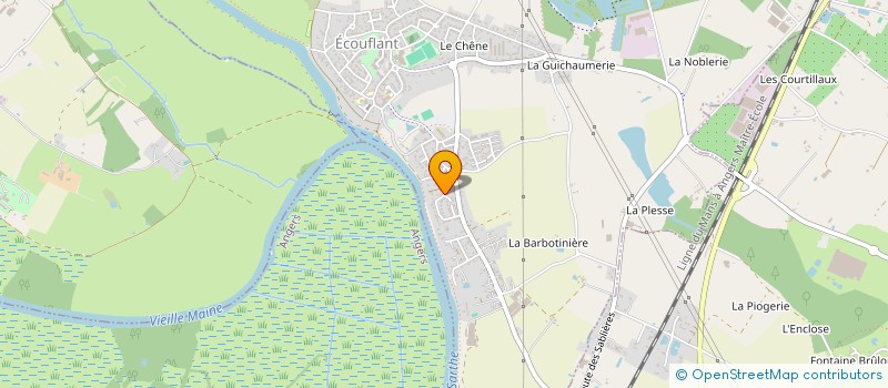 localisation de l'entreprise MONSIEUR MOISE EKOMBO à ANGERS