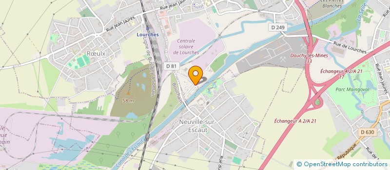 localisation de l'entreprise MONSIEUR MOISE EUGEN SANDU  LOURCHES