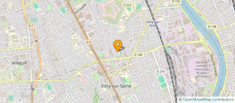 localisation de l'entreprise MONSIEUR MOISE FOGANG à VITRY-SUR-SEINE