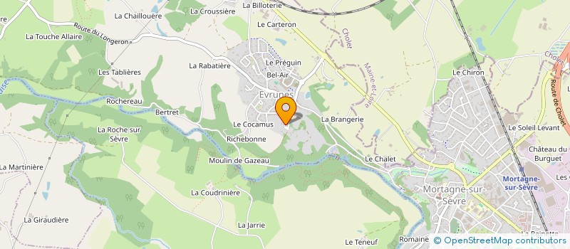 localisation de l'entreprise MONSIEUR MOISE GABORIT  MORTAGNE-SUR-SEVRE