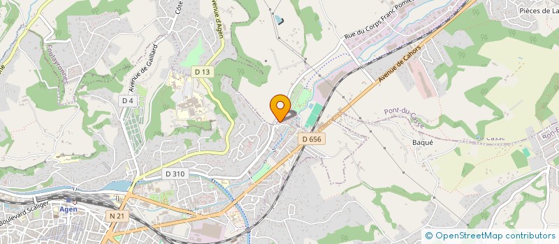 localisation de l'entreprise MONSIEUR MOISE GARCIA  BON-ENCONTRE