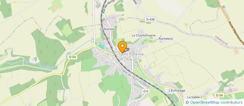 localisation de l'entreprise MONSIEUR MOISE GIRAULT  SAINT-PATERNE-RACAN