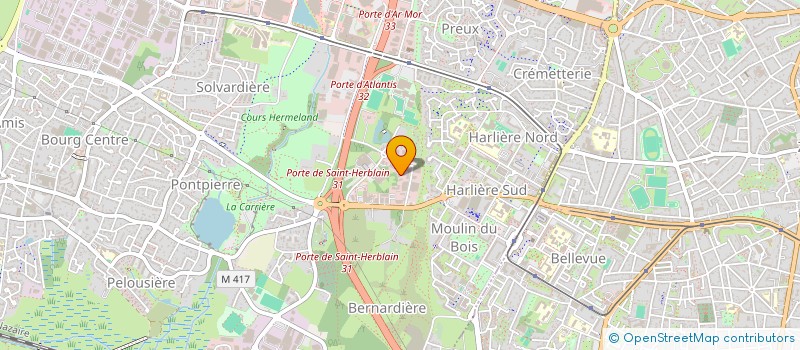 localisation de l'entreprise MONSIEUR MOISE GUITTON  SAINT-HERBLAIN