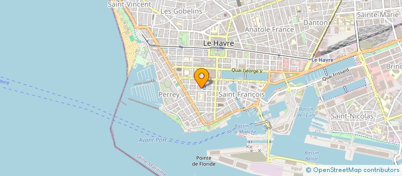 localisation de l'entreprise MONSIEUR MOISE GURTNER à LE HAVRE