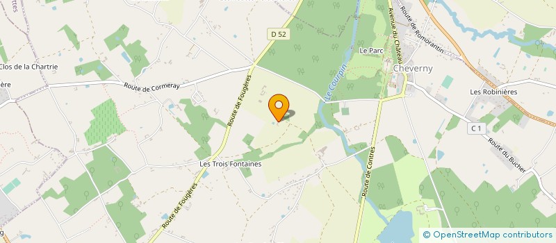 localisation de l'entreprise MONSIEUR MOISE GURTNER  LE CONTROIS-EN-SOLOGNE