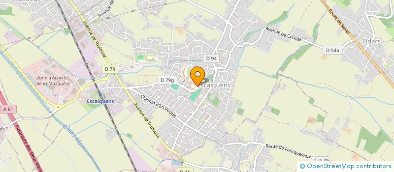 localisation de l'entreprise MONSIEUR MOISE HELFRICK  ESCALQUENS