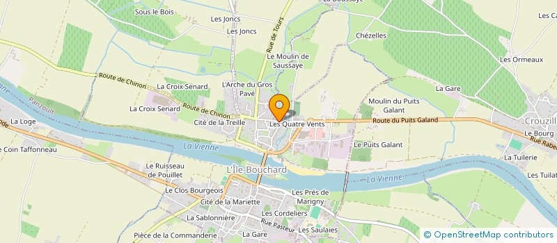 localisation de l'entreprise MONSIEUR MOISE JOUZEAU à L'ILE-BOUCHARD