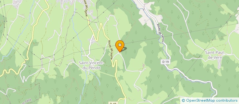 localisation de l'entreprise MONSIEUR MOISE KABORE  SAINT-VINCENT-DU-PENDIT