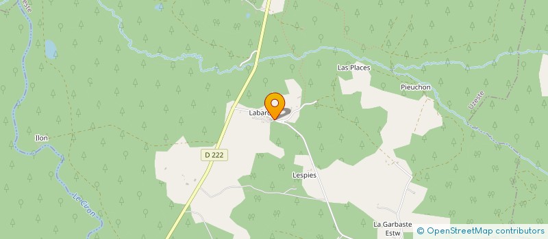 localisation de l'entreprise MONSIEUR MOISE LAFLEUR  UZESTE