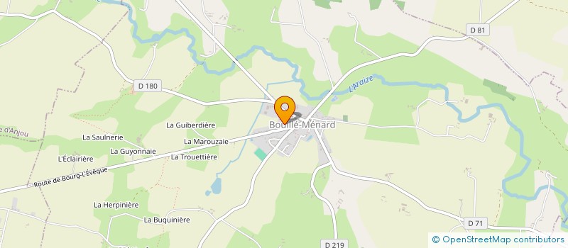 localisation de l'entreprise MONSIEUR MOISE LECOMTE à OMBREE D'ANJOU