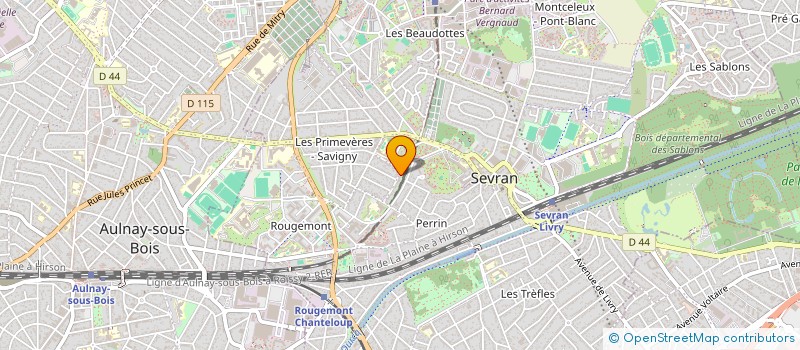 localisation de l'entreprise MONSIEUR MOISE LEGRAIN à SEVRAN
