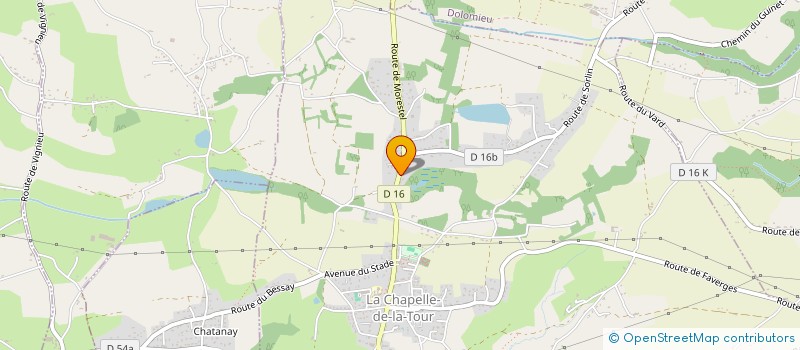 localisation de l'entreprise MONSIEUR MOISE LOUZOLO LOLOUBAKI  LA CHAPELLE-DE-LA-TOUR