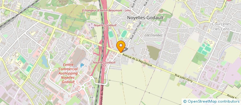 localisation de l'entreprise MONSIEUR MOISE LUTOMO  NOYELLES-GODAULT