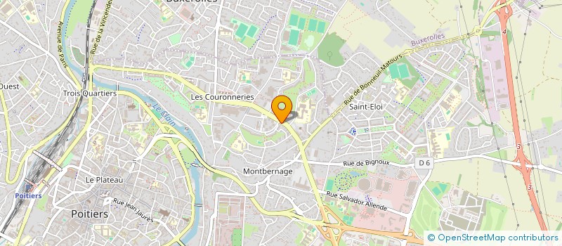 localisation de l'entreprise MONSIEUR MOISE MARIO CHIODI  POITIERS