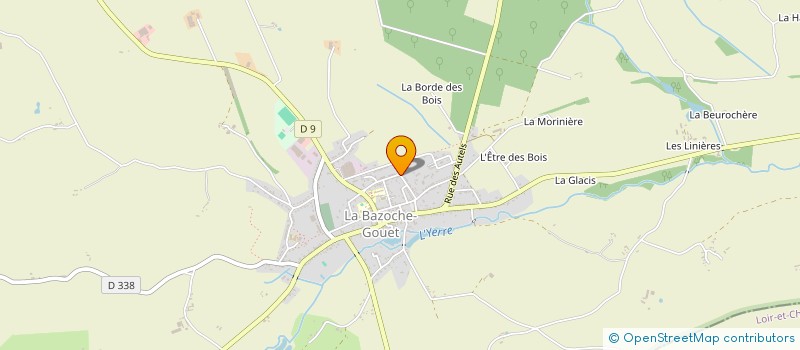 localisation de l'entreprise MONSIEUR MOISE MATRA à LA BAZOCHE-GOUET