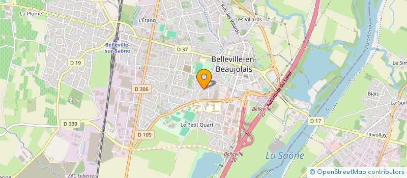 localisation de l'entreprise MONSIEUR MOISE MBEUTE ETOO à BELLEVILLE-EN-BEAUJOLAIS