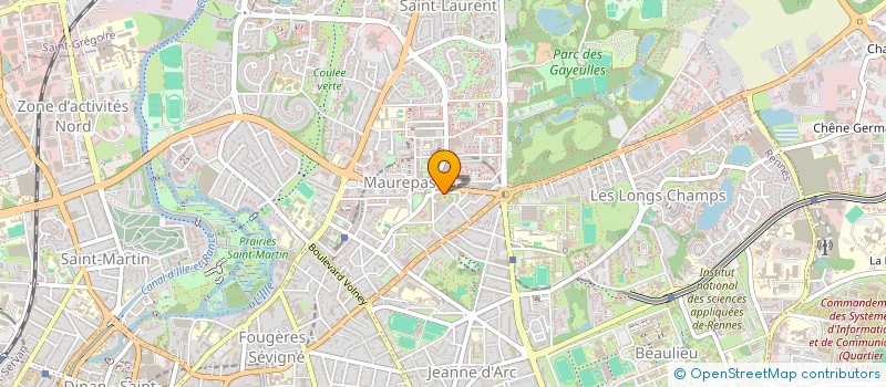 localisation de l'entreprise MONSIEUR MOISE MUSITU KAMAZIELA à RENNES
