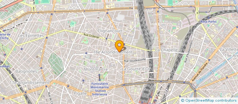 localisation de l'entreprise MONSIEUR MOISE N GUIDJOL  PARIS