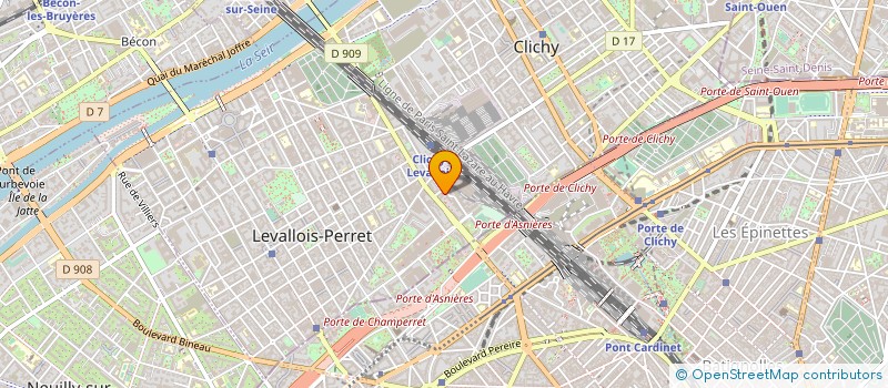 localisation de l'entreprise MONSIEUR MOISE NKANU à LEVALLOIS-PERRET