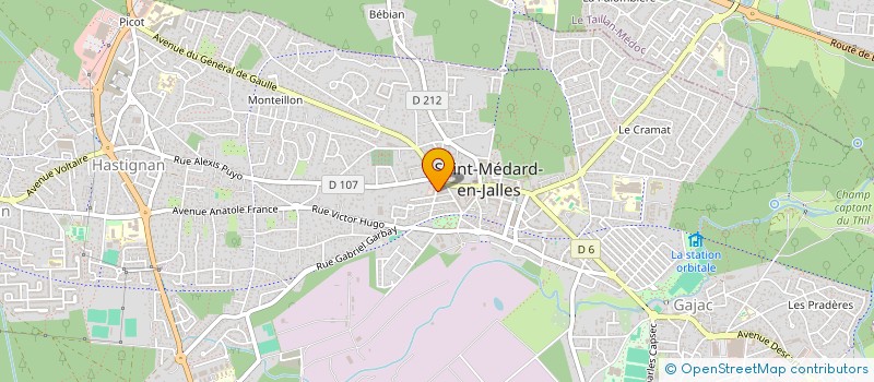 localisation de l'entreprise MONSIEUR MOISE NSOKE HEUBIHA à SAINT-MEDARD-EN-JALLES