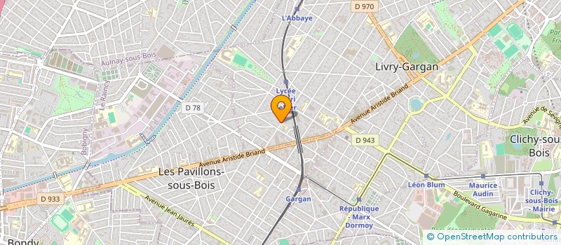 localisation de l'entreprise MONSIEUR MOISE NUBERON  LIVRY-GARGAN