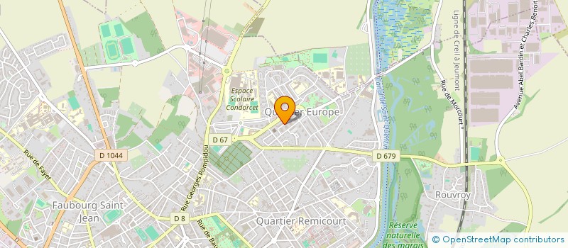 localisation de l'entreprise MONSIEUR MOISE PETIT à SAINT-QUENTIN