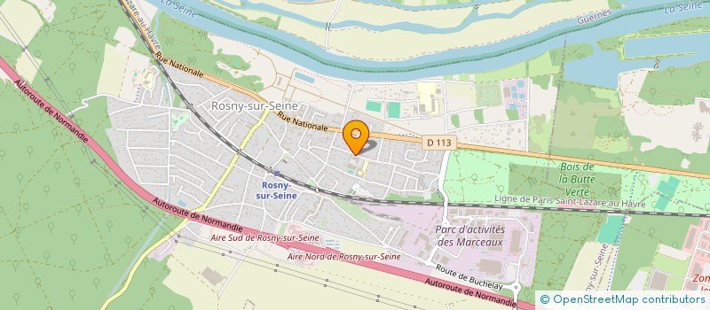 localisation de l'entreprise MONSIEUR MOISE PHILIPPE BILONGO  ROSNY-SUR-SEINE