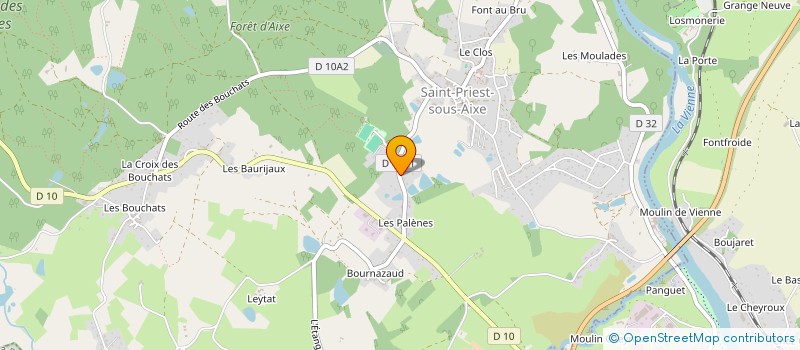 localisation de l'entreprise MONSIEUR MOISE PIERRAT à SAINT-PRIEST-SOUS-AIXE