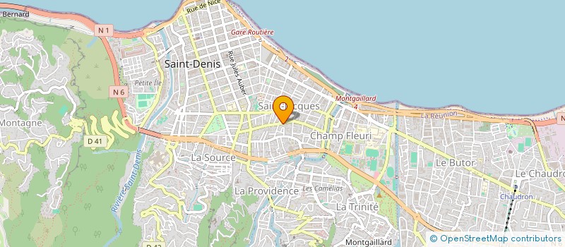 localisation de l'entreprise MONSIEUR MOISE RAJABALY à SAINT-DENIS