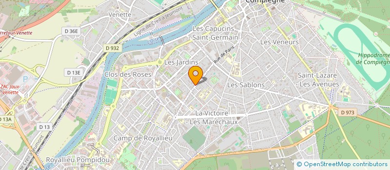 localisation de l'entreprise MONSIEUR MOISE RENARD à COMPIEGNE