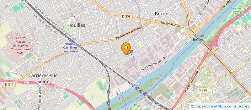 localisation de l'entreprise MONSIEUR MOISE RIVIERA à CARRIERES-SUR-SEINE