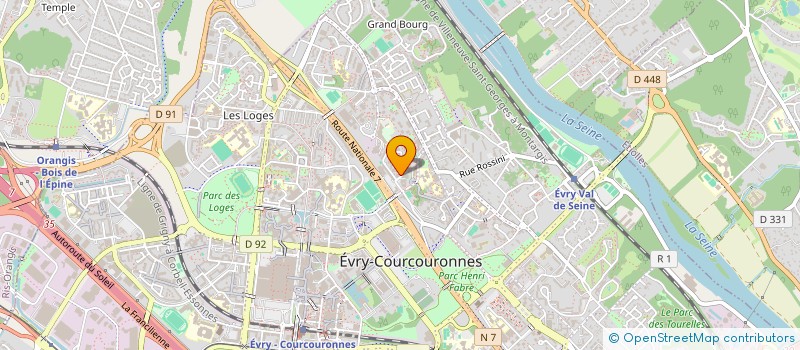 localisation de l'entreprise MONSIEUR MOISE SALULU DIATEZUA  EVRY-COURCOURONNES