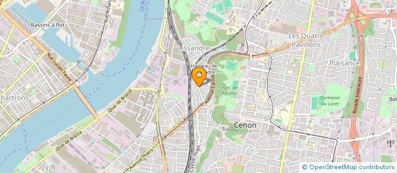 localisation de l'entreprise MONSIEUR MOISE SANTIAGO  CENON