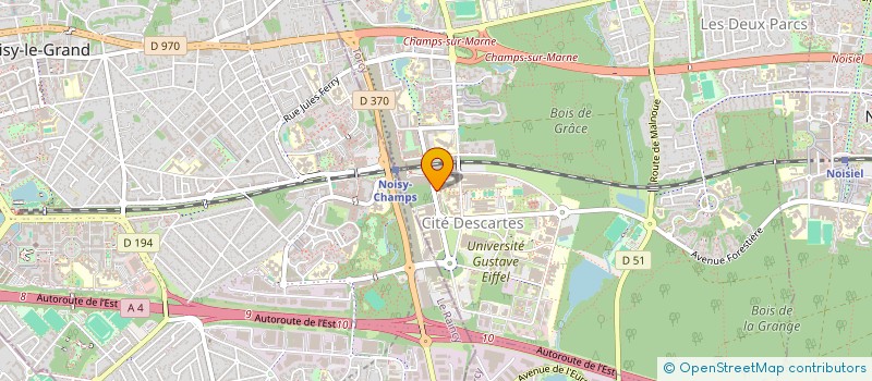 localisation de l'entreprise MONSIEUR MOISE TCHANKOUMI  CHAMPS-SUR-MARNE