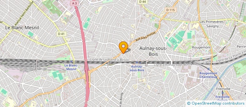 localisation de l'entreprise MONSIEUR MOISE TCHOUDJEM à AULNAY-SOUS-BOIS