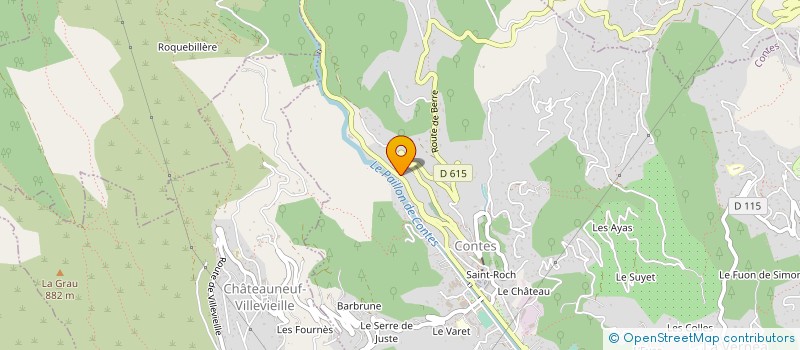 localisation de l'entreprise MONSIEUR MOISE THOMAR  CONTES