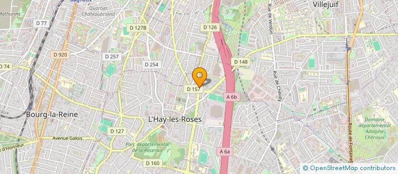 localisation de l'entreprise MONSIEUR MOISE TIMBALIER  L'HAY-LES-ROSES