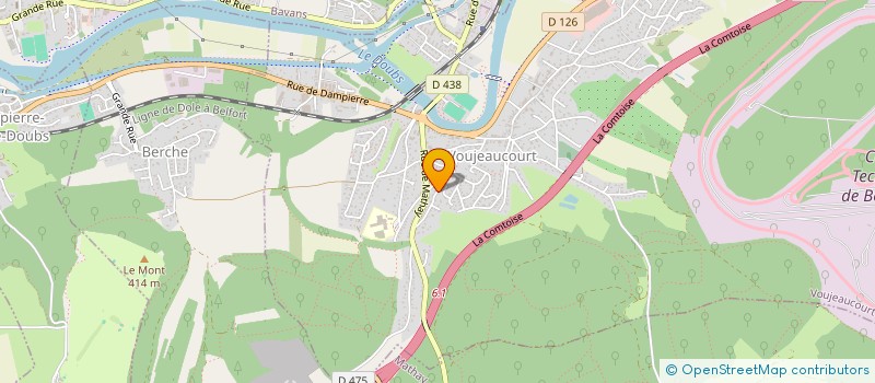 localisation de l'entreprise MONSIEUR MOISE TURCANU  VOUJEAUCOURT