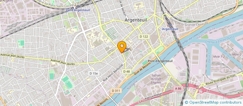 localisation de l'entreprise MONSIEUR MOISE VILLERSTEIN  ARGENTEUIL