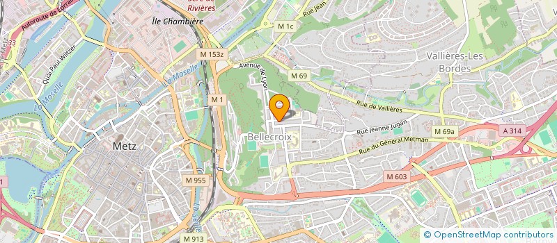 localisation de l'entreprise MONSIEUR MOISE VUCHINGER  METZ