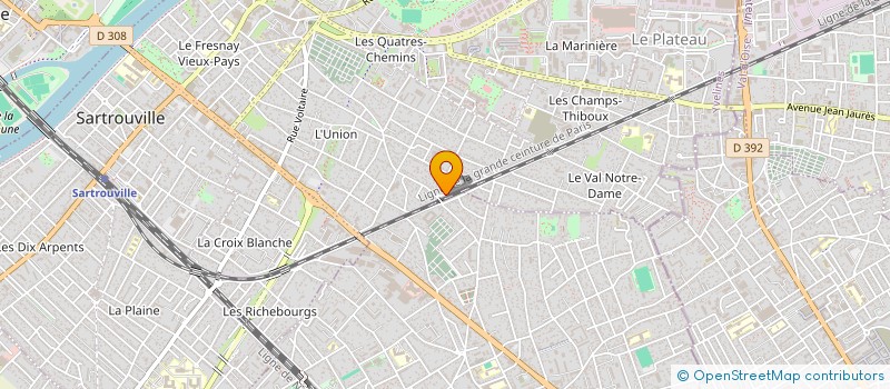 localisation de l'entreprise MONSIEUR MOISES ACOSTA LARREA à SARTROUVILLE