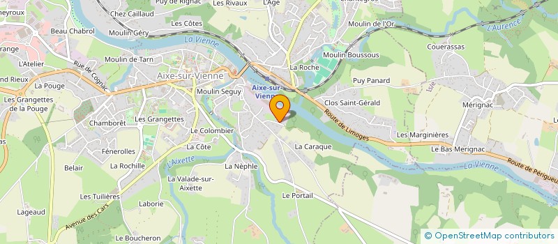 localisation de l'entreprise MONSIEUR MOISES DIAZ TOLEDO  AIXE-SUR-VIENNE