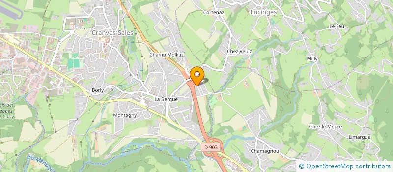 localisation de l'entreprise MONSIEUR MOISES SOUZA GOMES  CRANVES-SALES