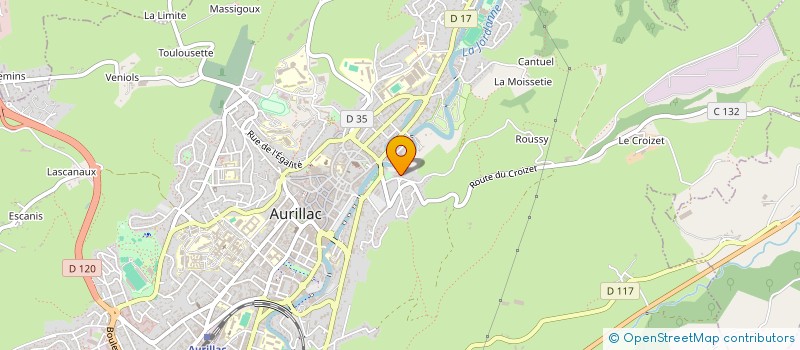 localisation de l'entreprise MONSIEUR MOJIB MOHAMMADZAI à AURILLAC