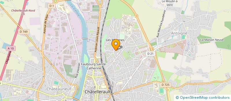 localisation de l'entreprise MONSIEUR MOJTABA AZIMI  CHATELLERAULT